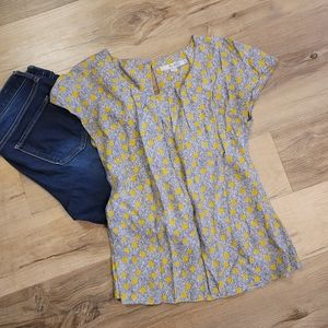 Boden Polka-dot Print Top